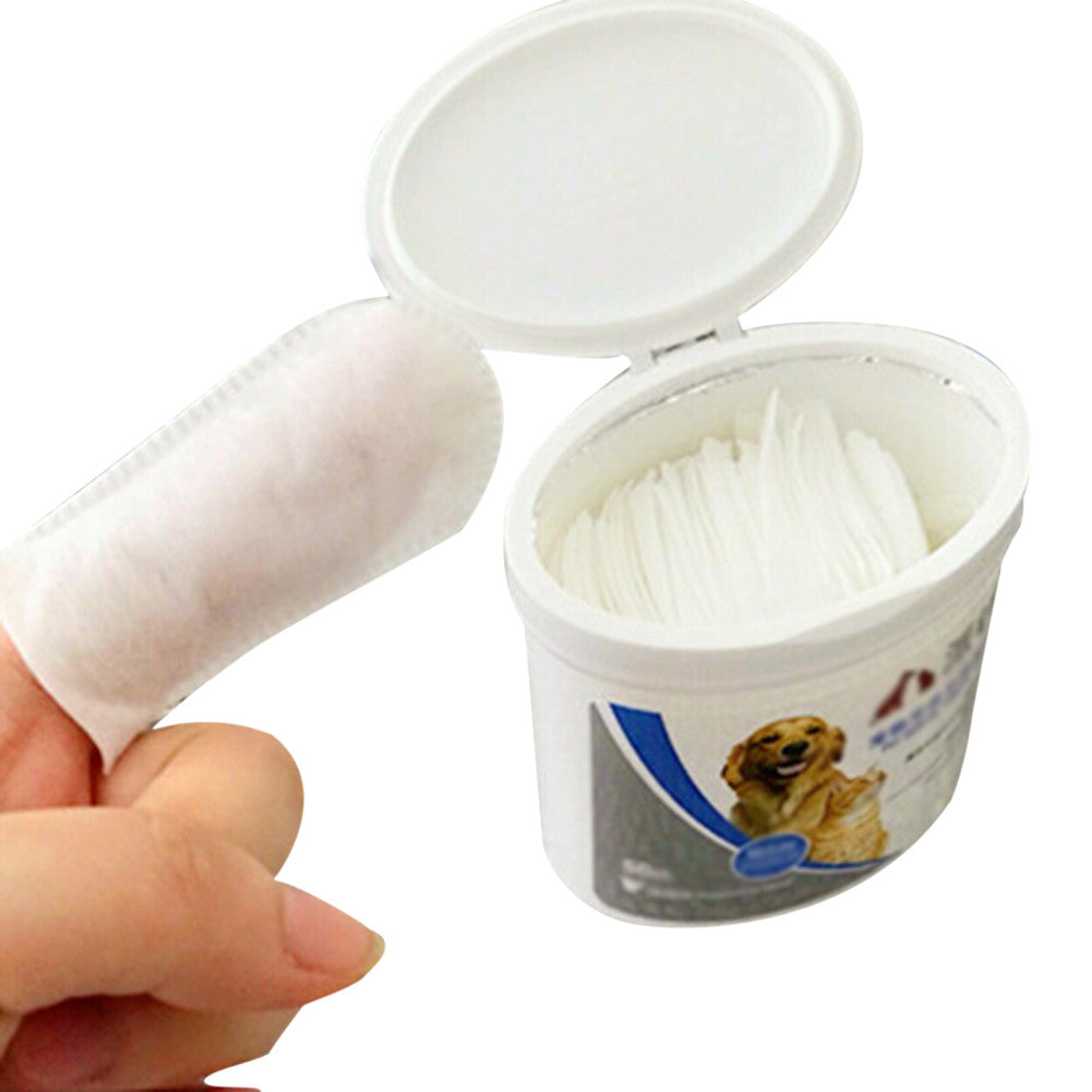 Pet Finger Wipes on the Go